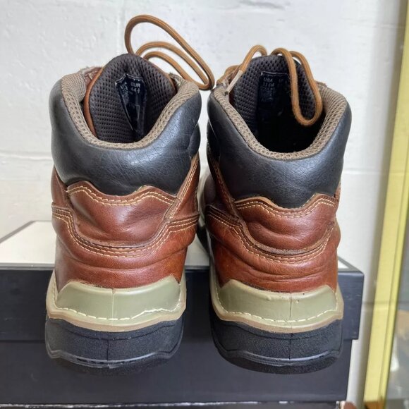 Wolverine Raider Durashocks Flex 6" Work Boots Brown Leather Lace up Mens 11.5 M - Picture 5 of 14